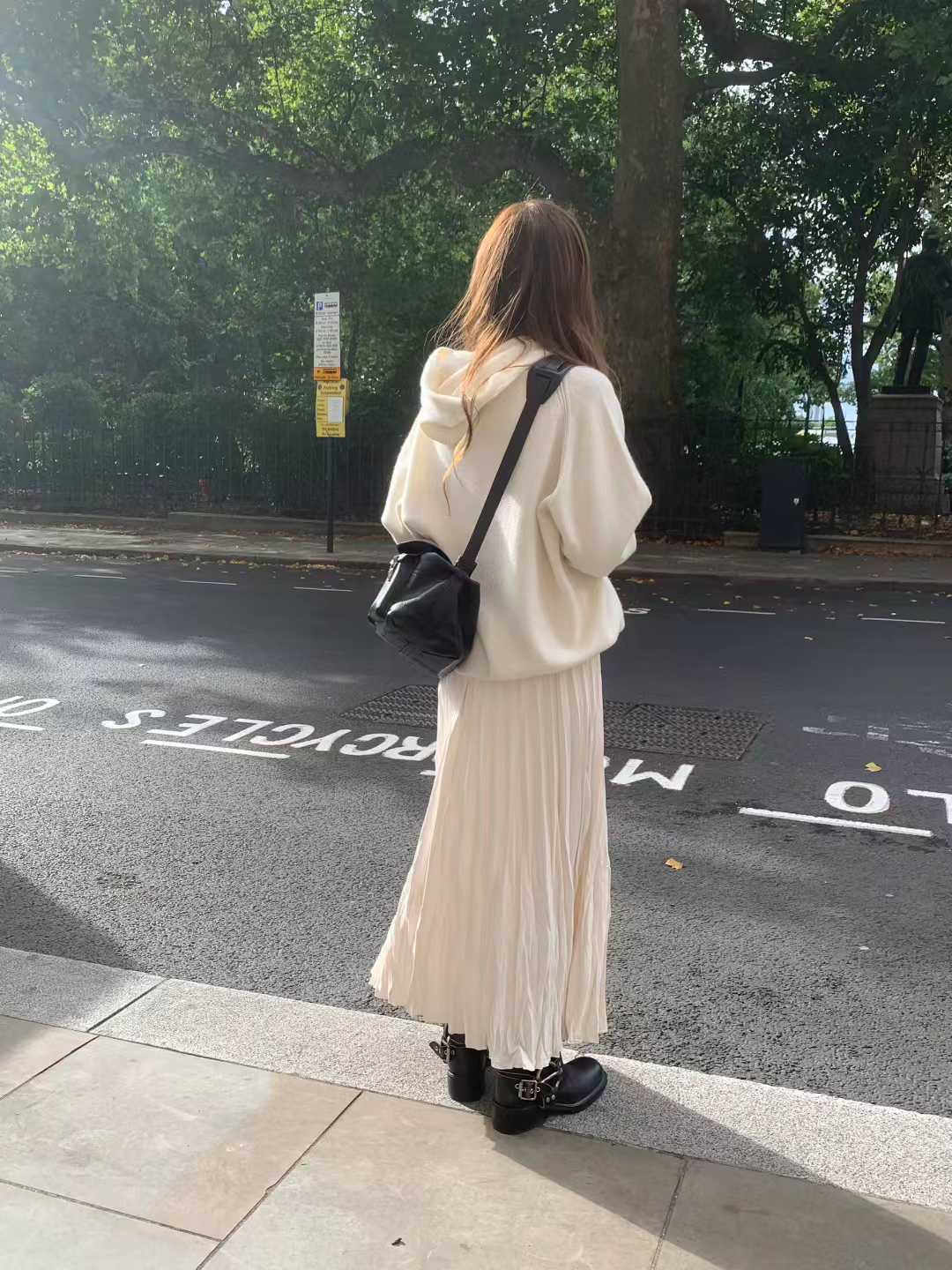 Ounce base wholega hood knit-2col