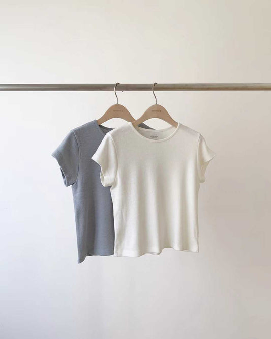 Ounce soft half T-2col