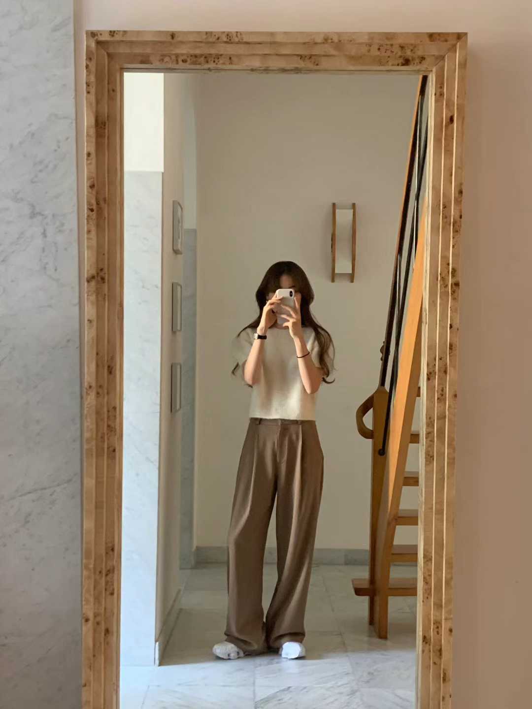 Ounce cloud half knit-2col