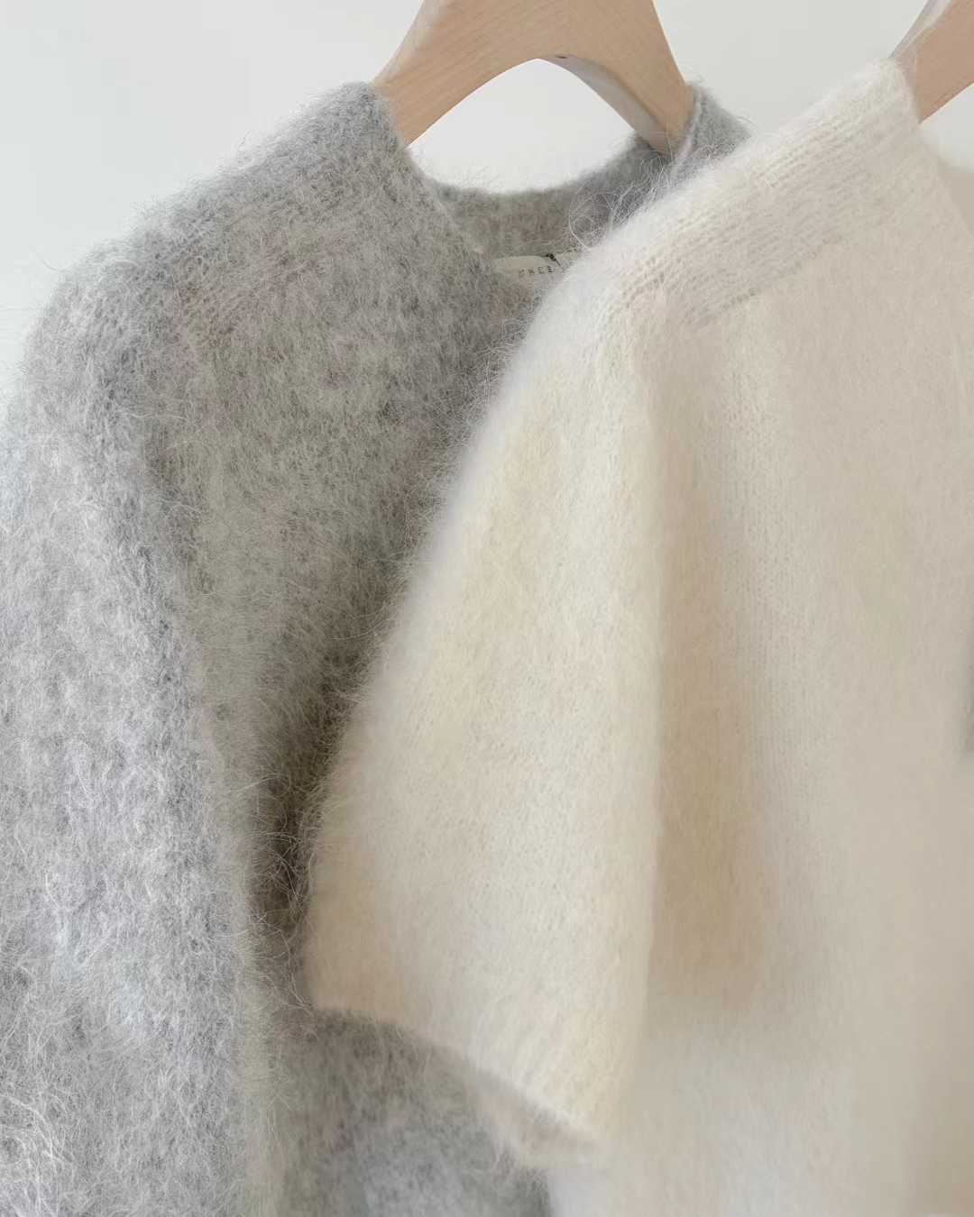 Ounce cloud half knit-2col