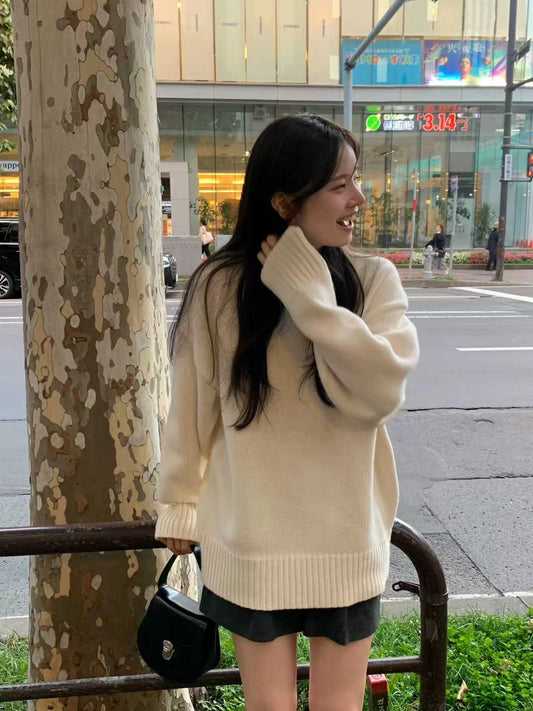 Ounce norton boxy knit-2col