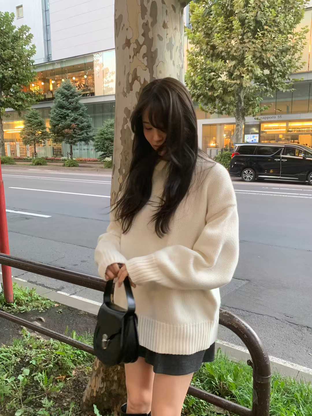 Ounce borton boxy knit-2col