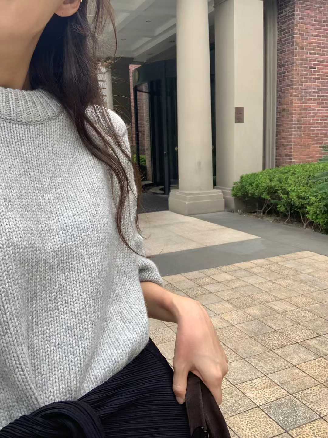 Ounce borton boxy knit-2col