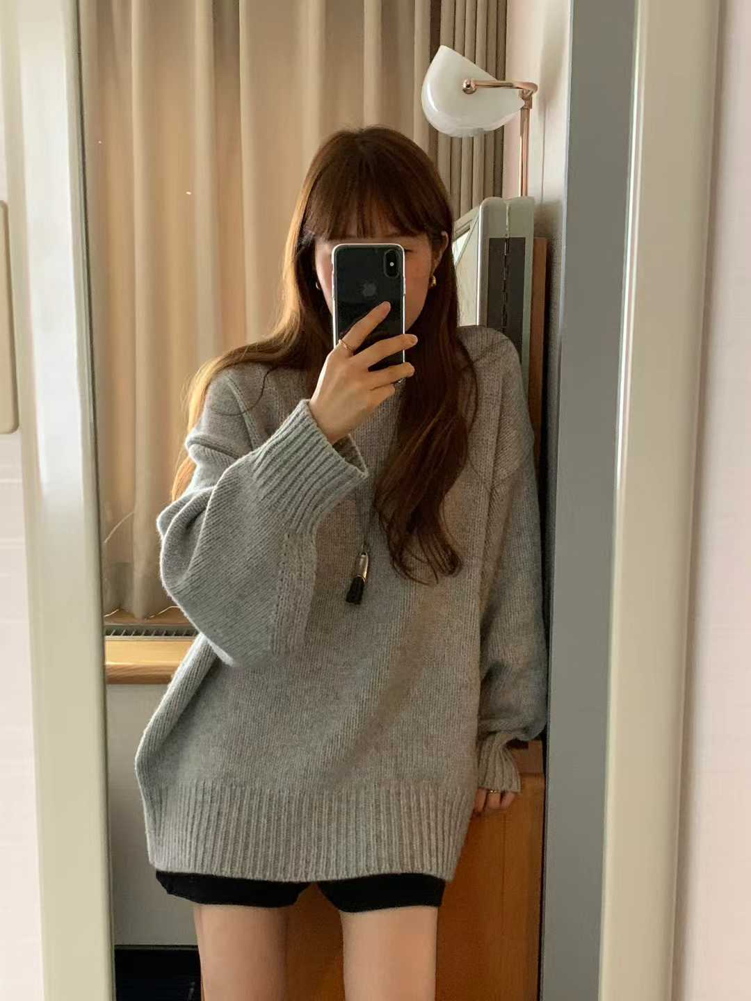 Ounce borton boxy knit-2col