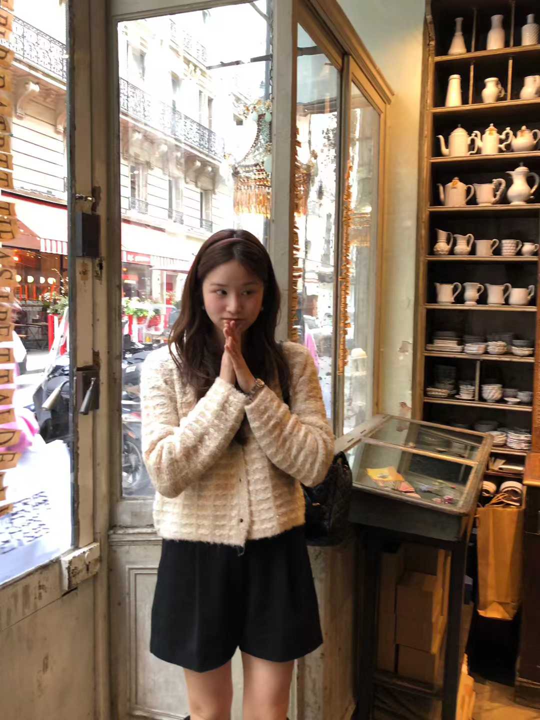 Ounce venity tweed knit jacket-3col