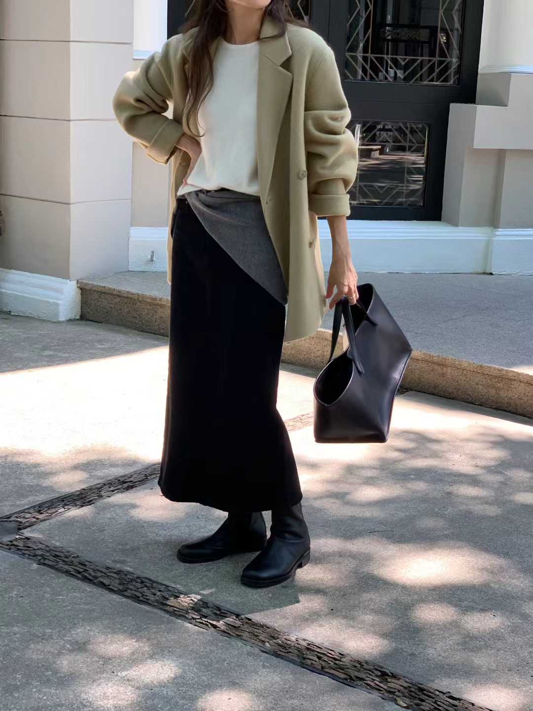 leday handmadecoatハンドメイド コート 韓国 OUNCE Ounce bruni double half handmade coat – LEDAY