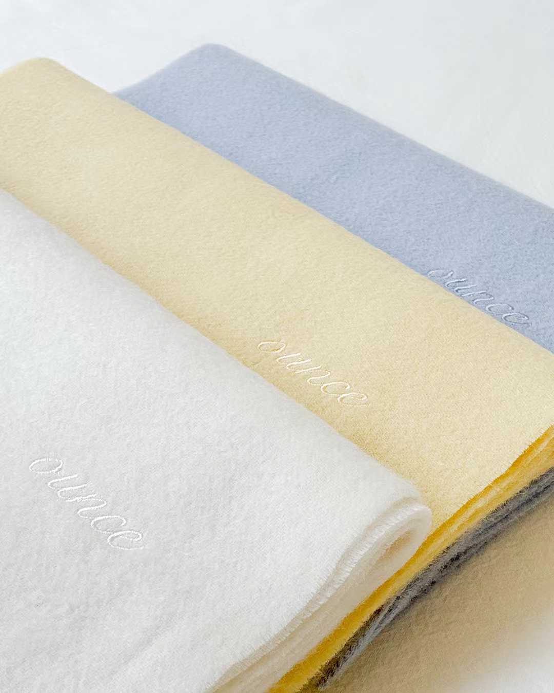 Ounce pure wool muffler-3col