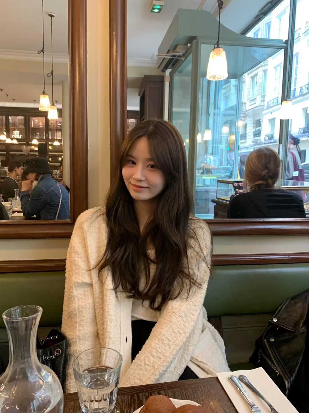 Ounce tweed knit cardigan-2col