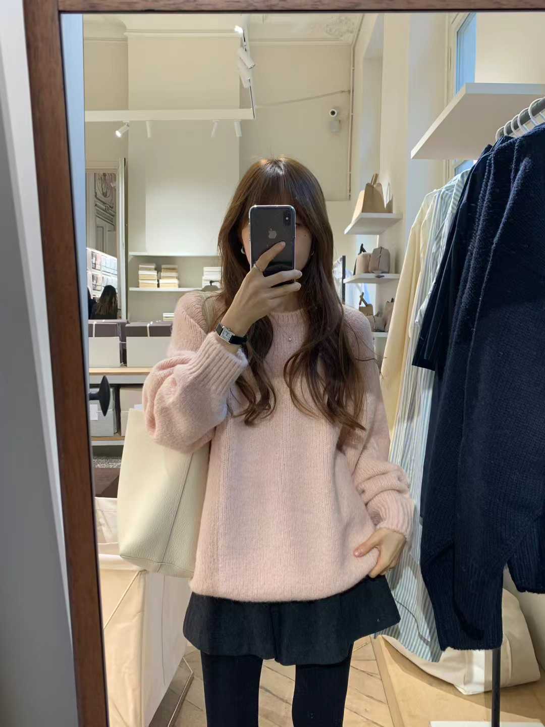 Ounce wool brush knit-2col