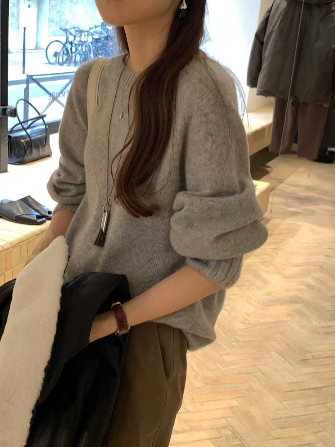 Ounce cash basic full over knit-3col