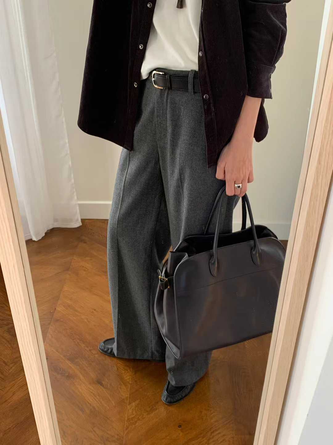 Ounce classic wool slacks-2col