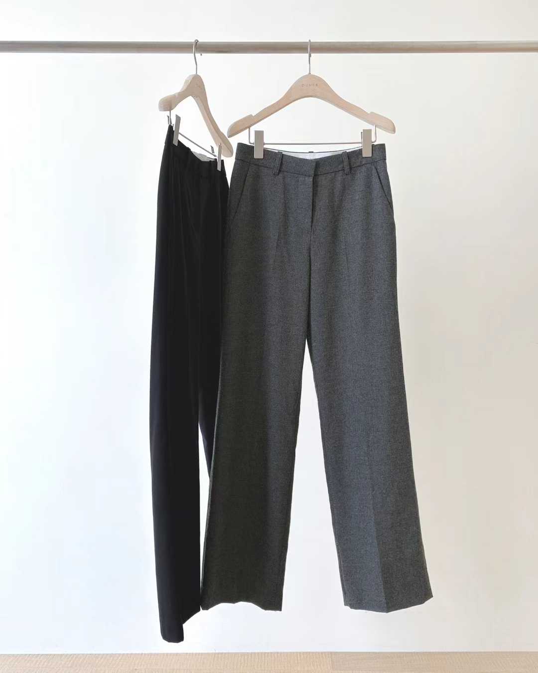 Ounce classic wool slacks-2col