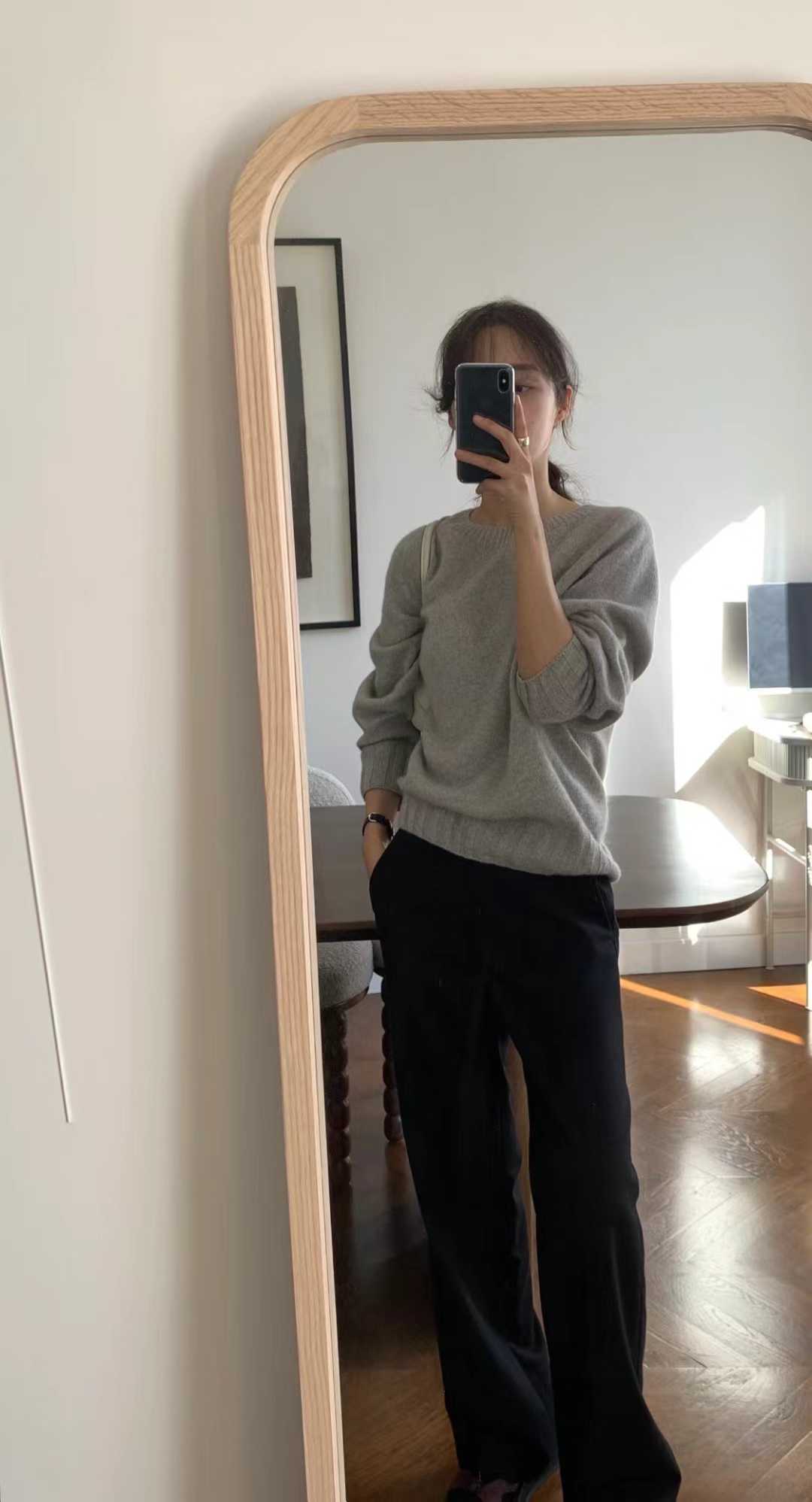 Ounce classic wool slacks-2col