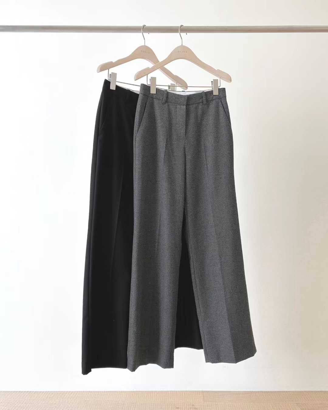 Ounce classic wool slacks-2col