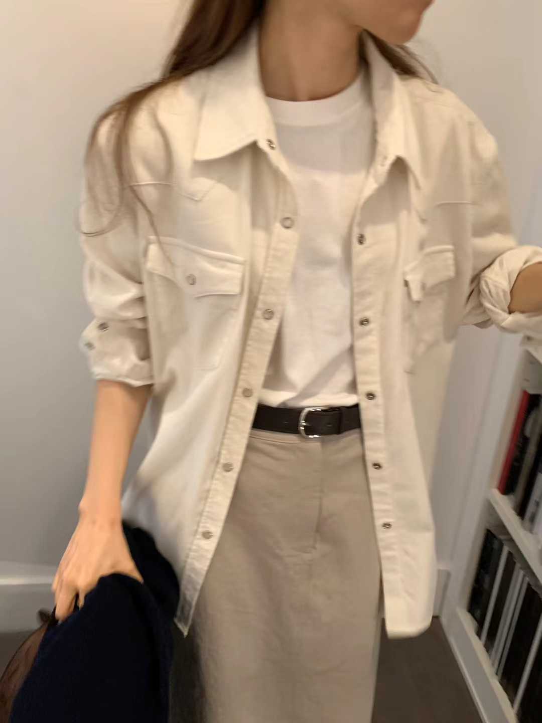 Ounce corduroy work shirt-2col