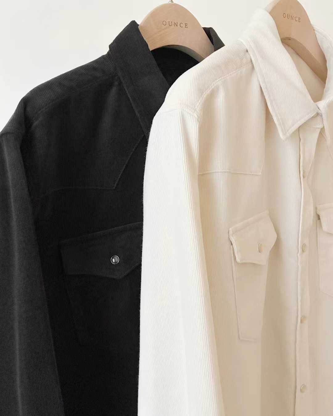 Ounce corduroy work shirt-2col