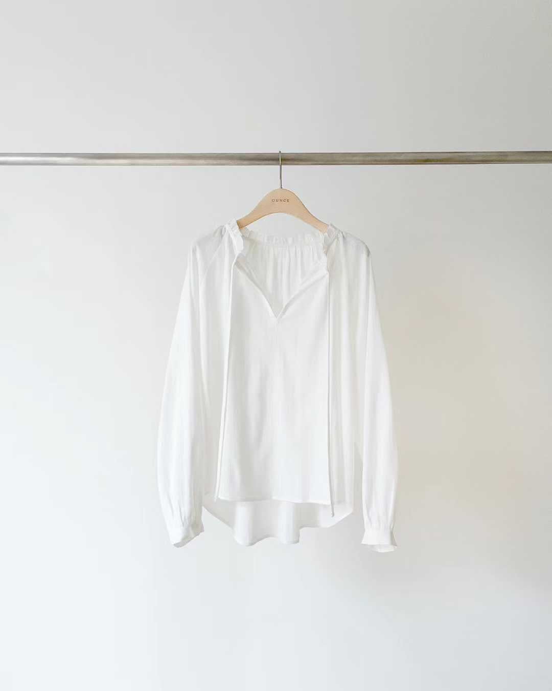 Ounce peach frill blouse
