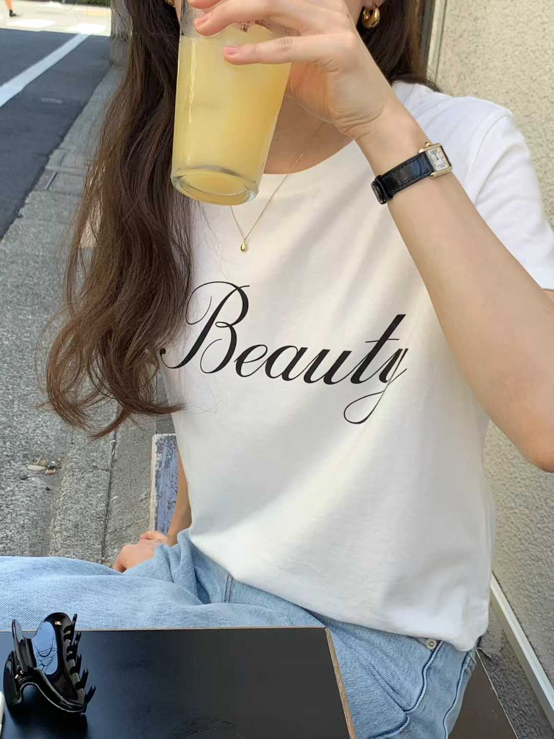 Ounce beauty T-2col