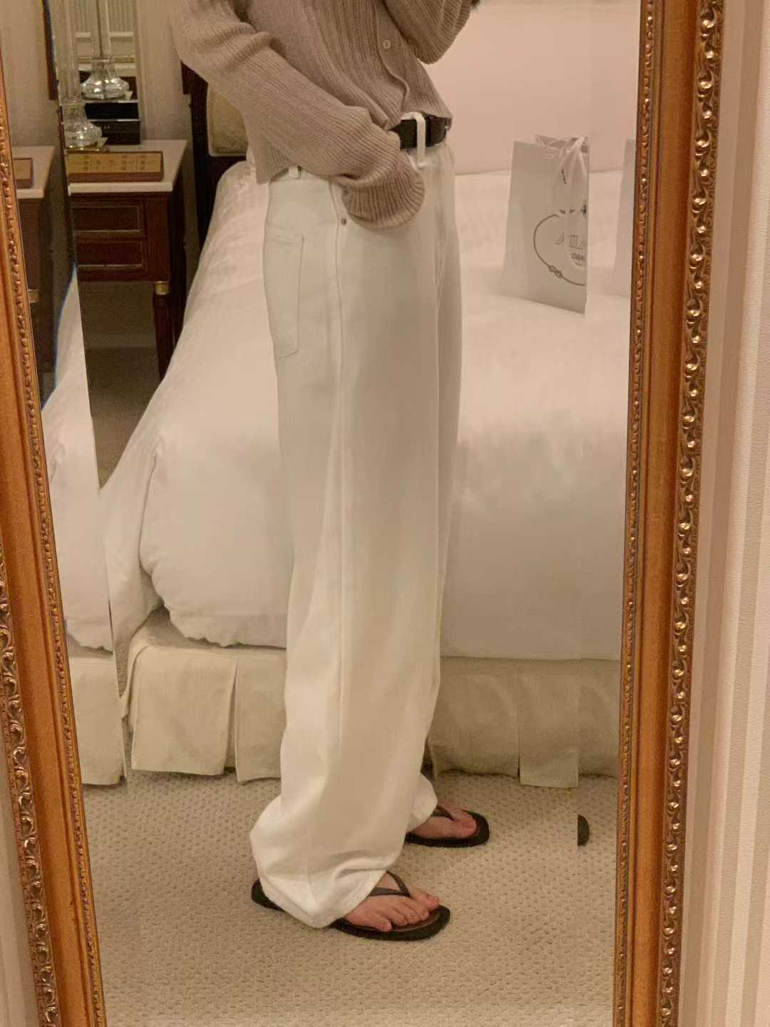 Ounce light wide pants-2col