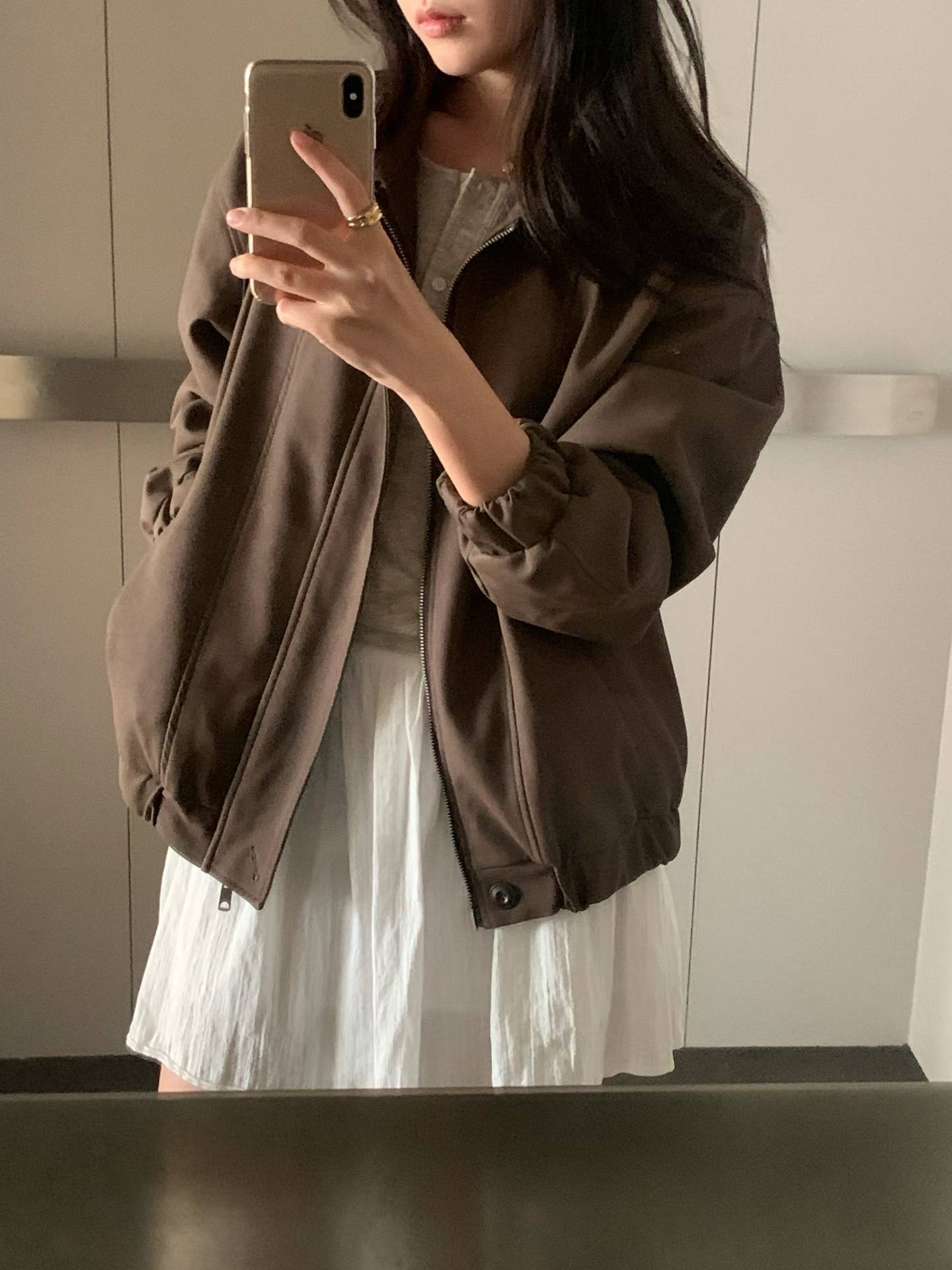 Jenner suede jacket-2col