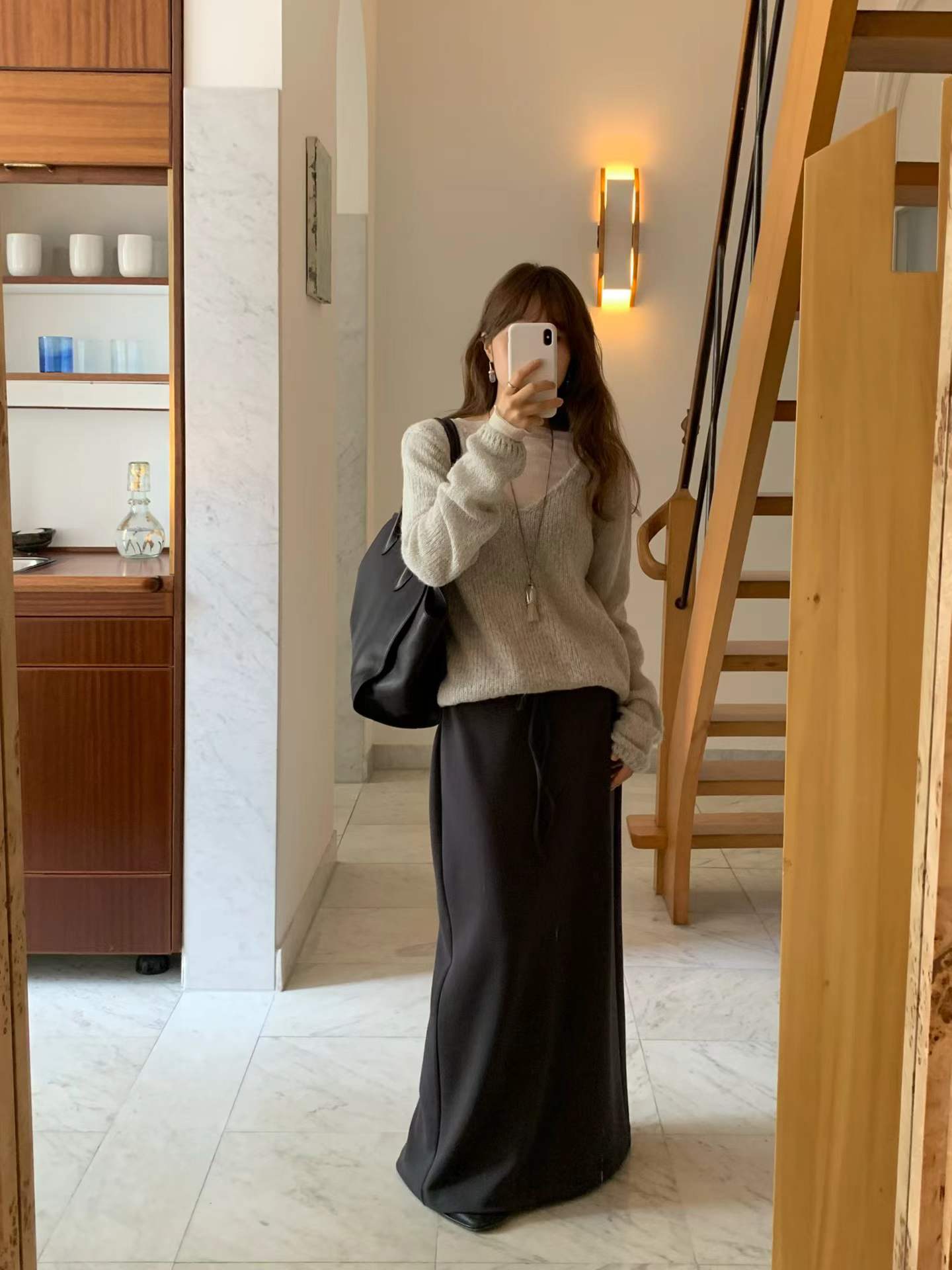 Ounce ray string skirt-3col
