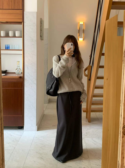 Ounce ray string skirt-3col