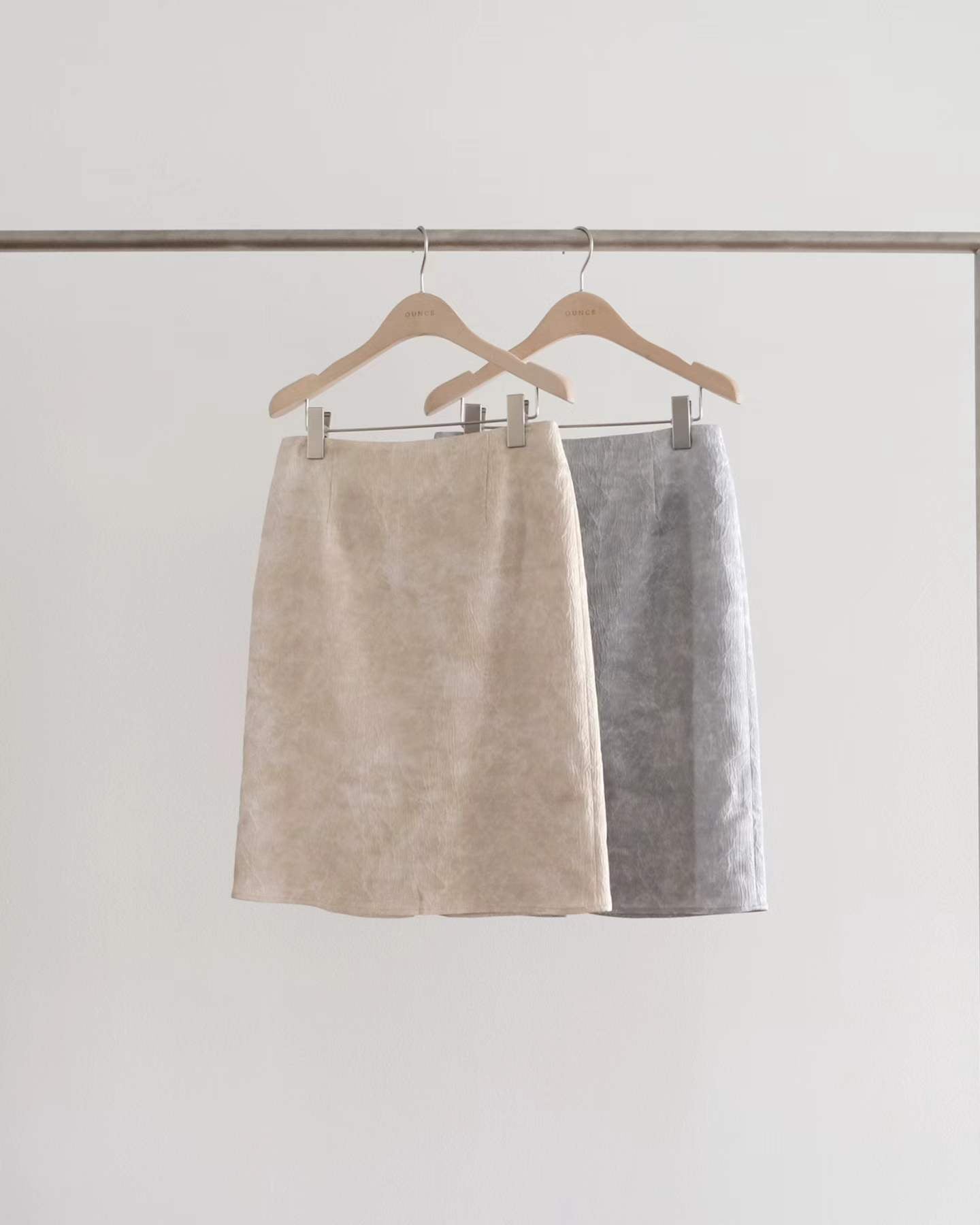 Ounce grace jacquard skirt-2col