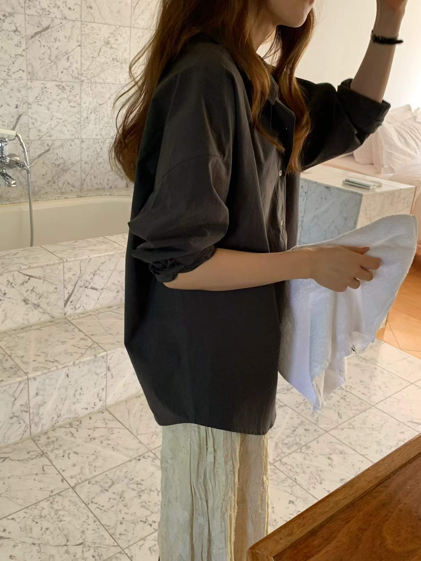 Ounce sepia pleats skirt