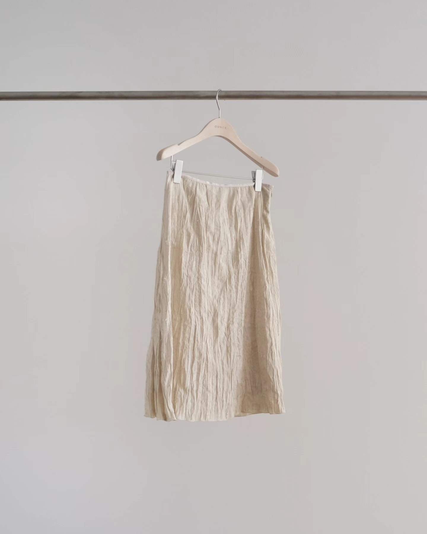 Ounce sepia pleats skirt