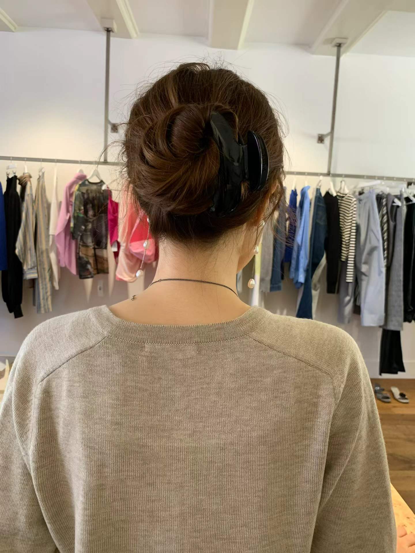 Ounce wool-silk cardigan-4col