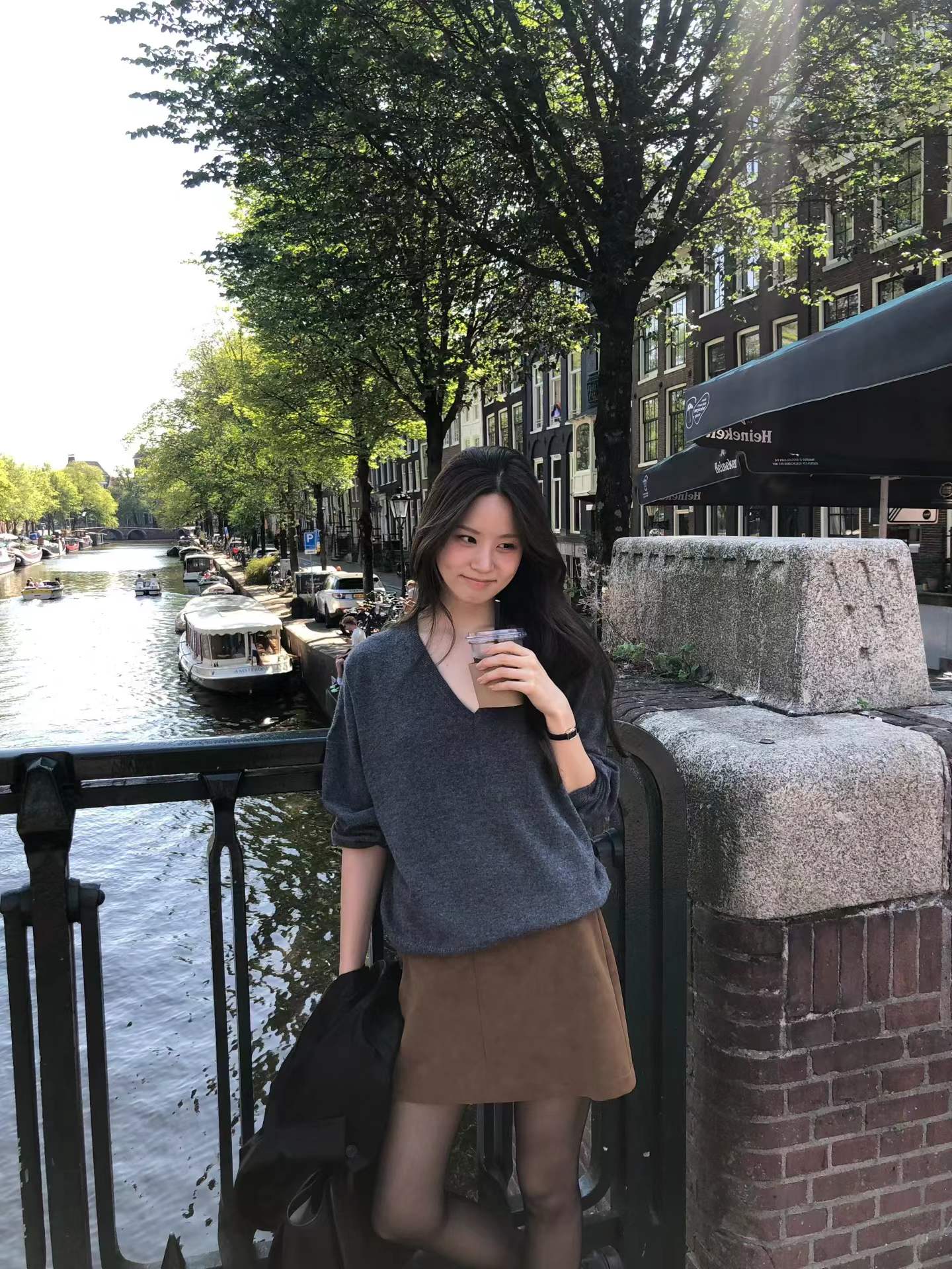Ounce ain V wholegar knit-3col