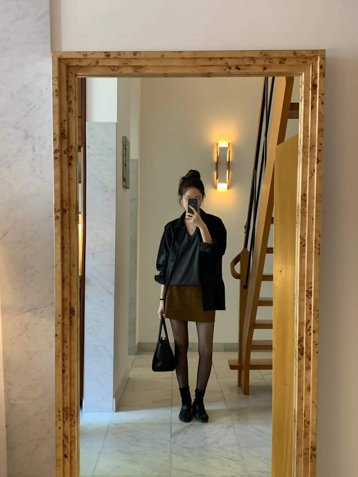 Ounce ain V wholegar knit-3col