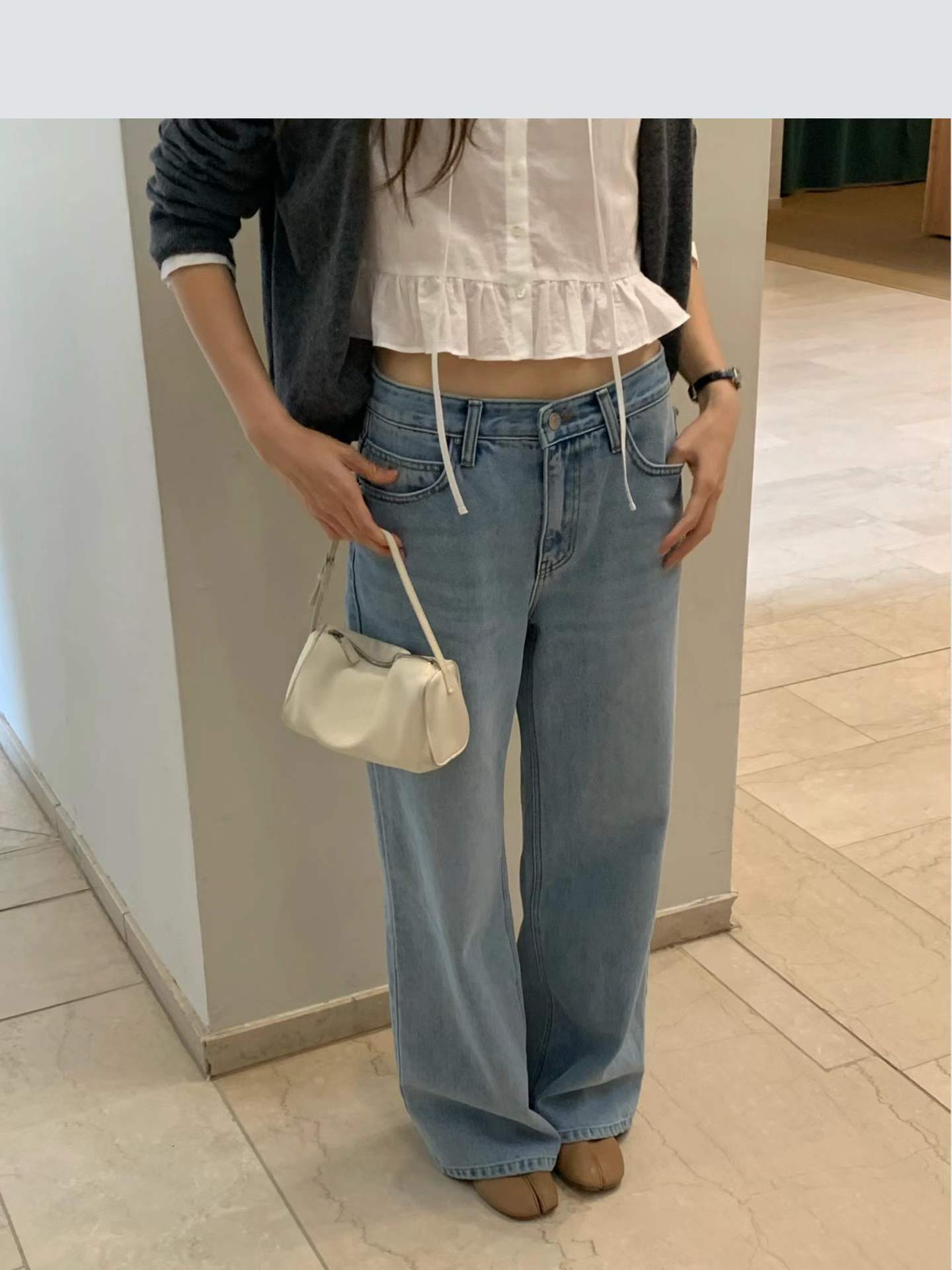 Ounce autumn light blue denim