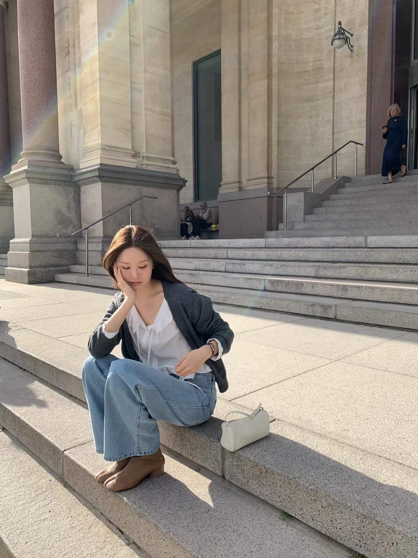 Ounce autumn light blue denim