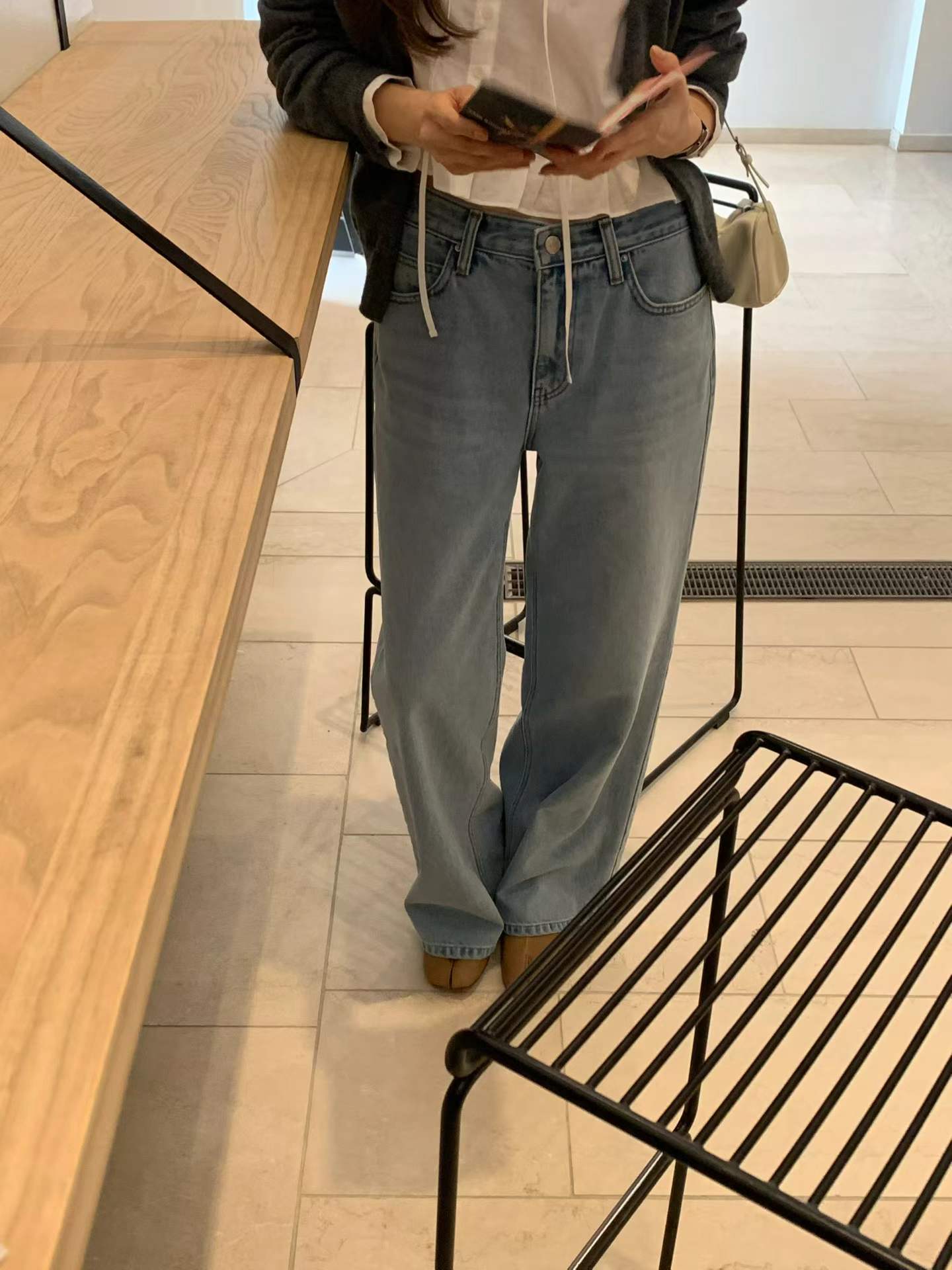 Ounce autumn light blue denim