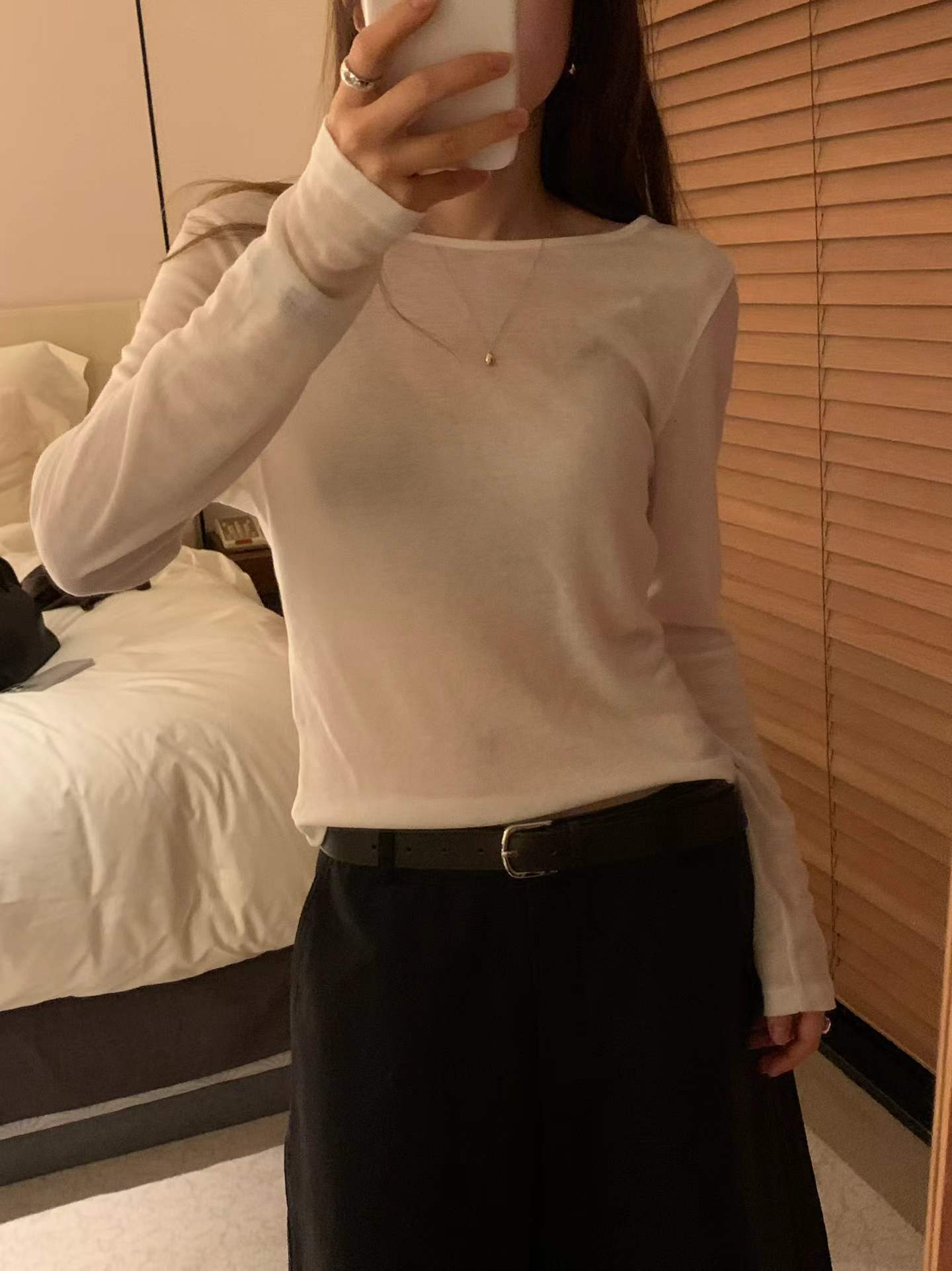 Ounce scoop layered T-3col