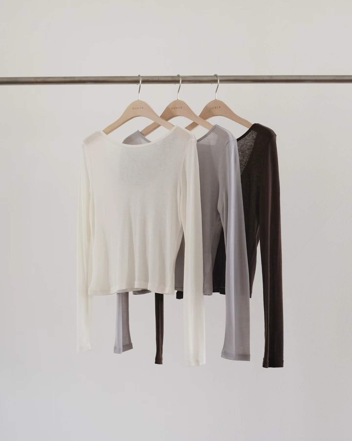 Ounce scoop layered T-3col