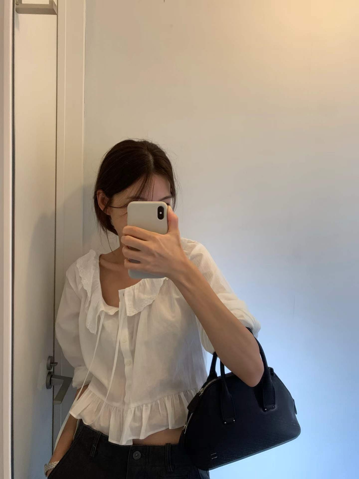 Ounce amelie frill blouse