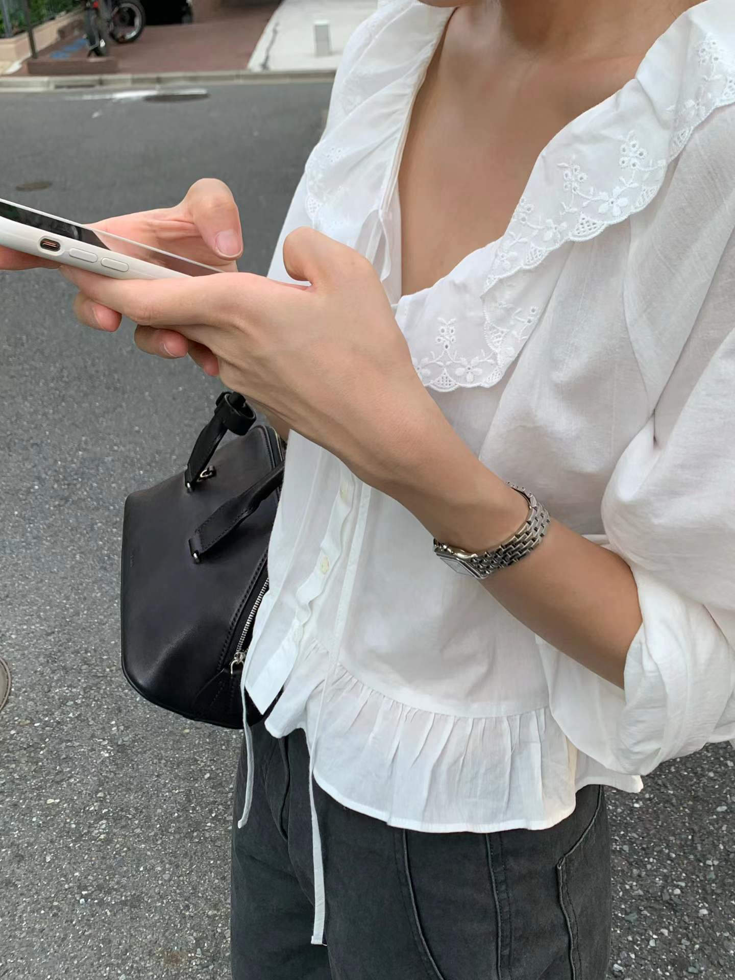 Ounce amelie frill blouse