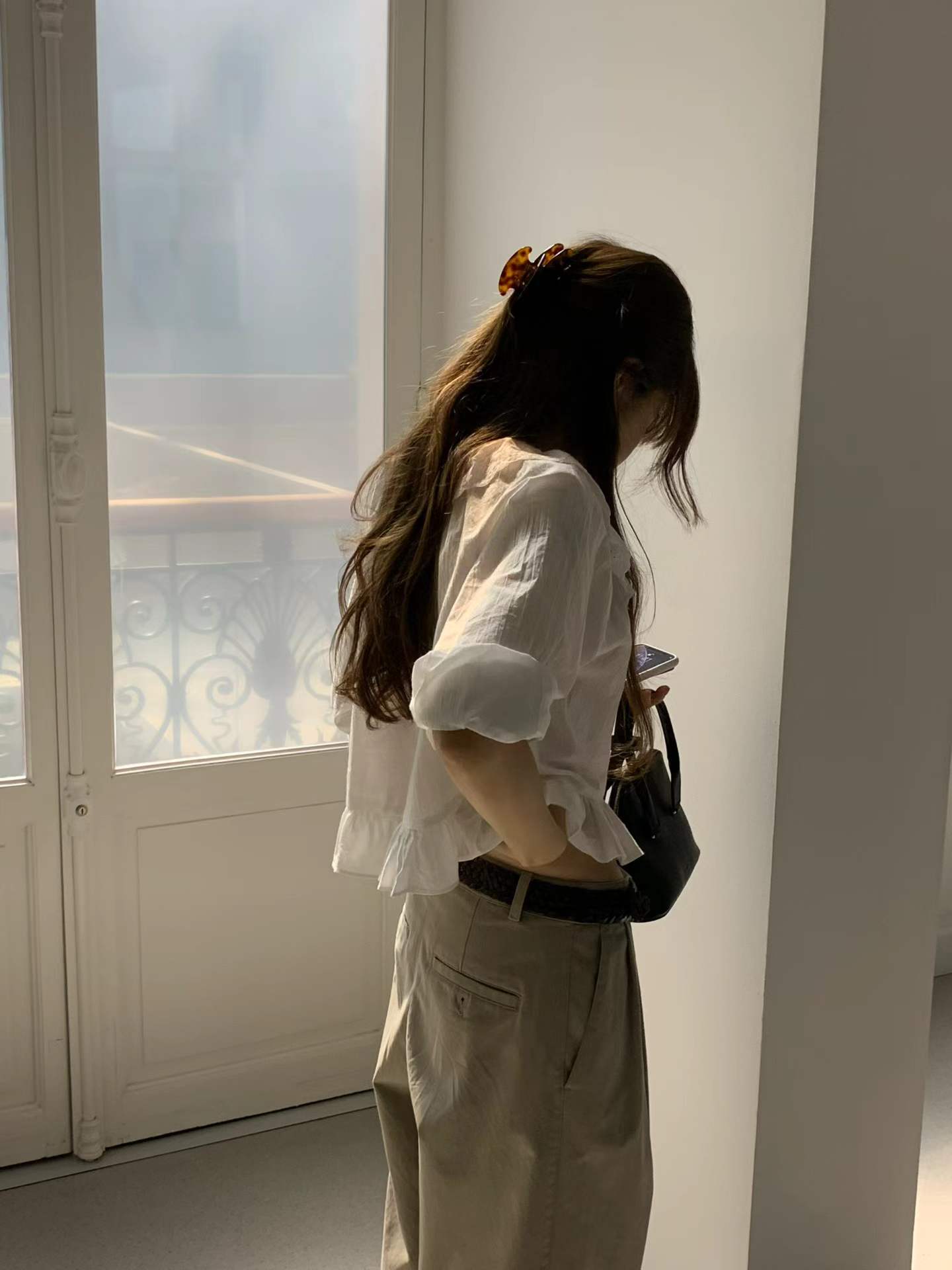 Ounce amelie frill blouse