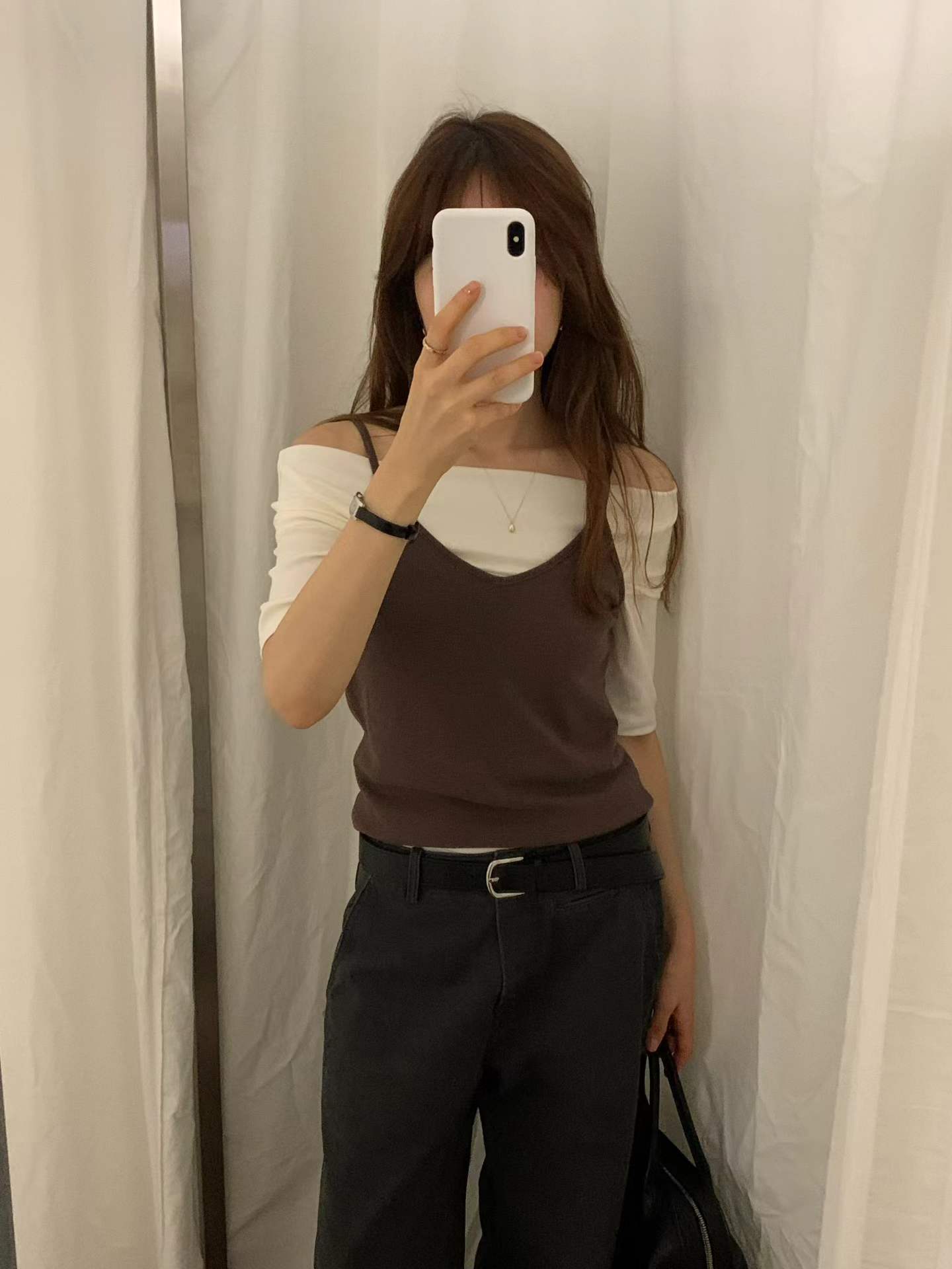 Ounce le off-shoulder T-3col