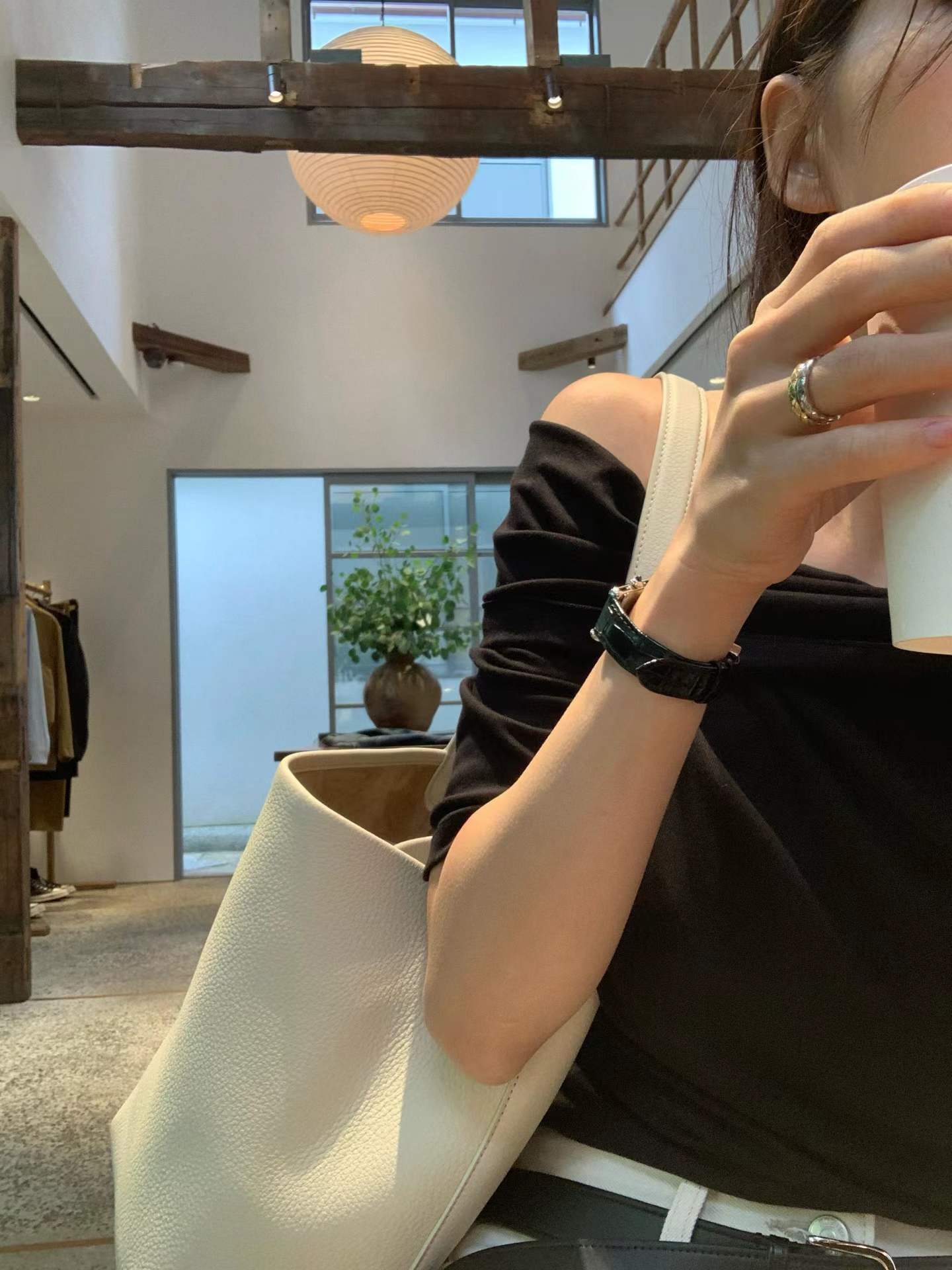 Ounce le off-shoulder T-3col