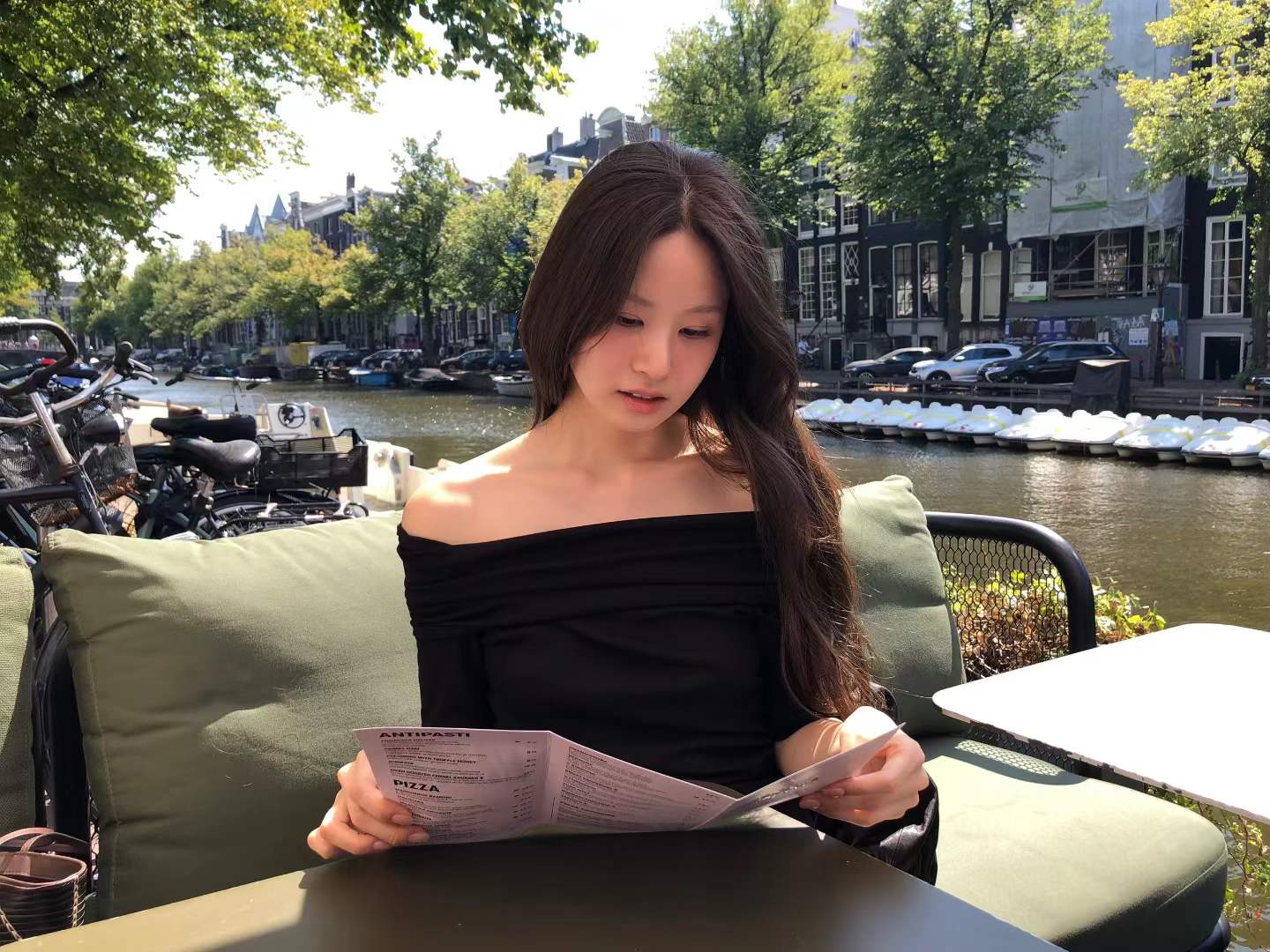 Ounce le off-shoulder T-3col