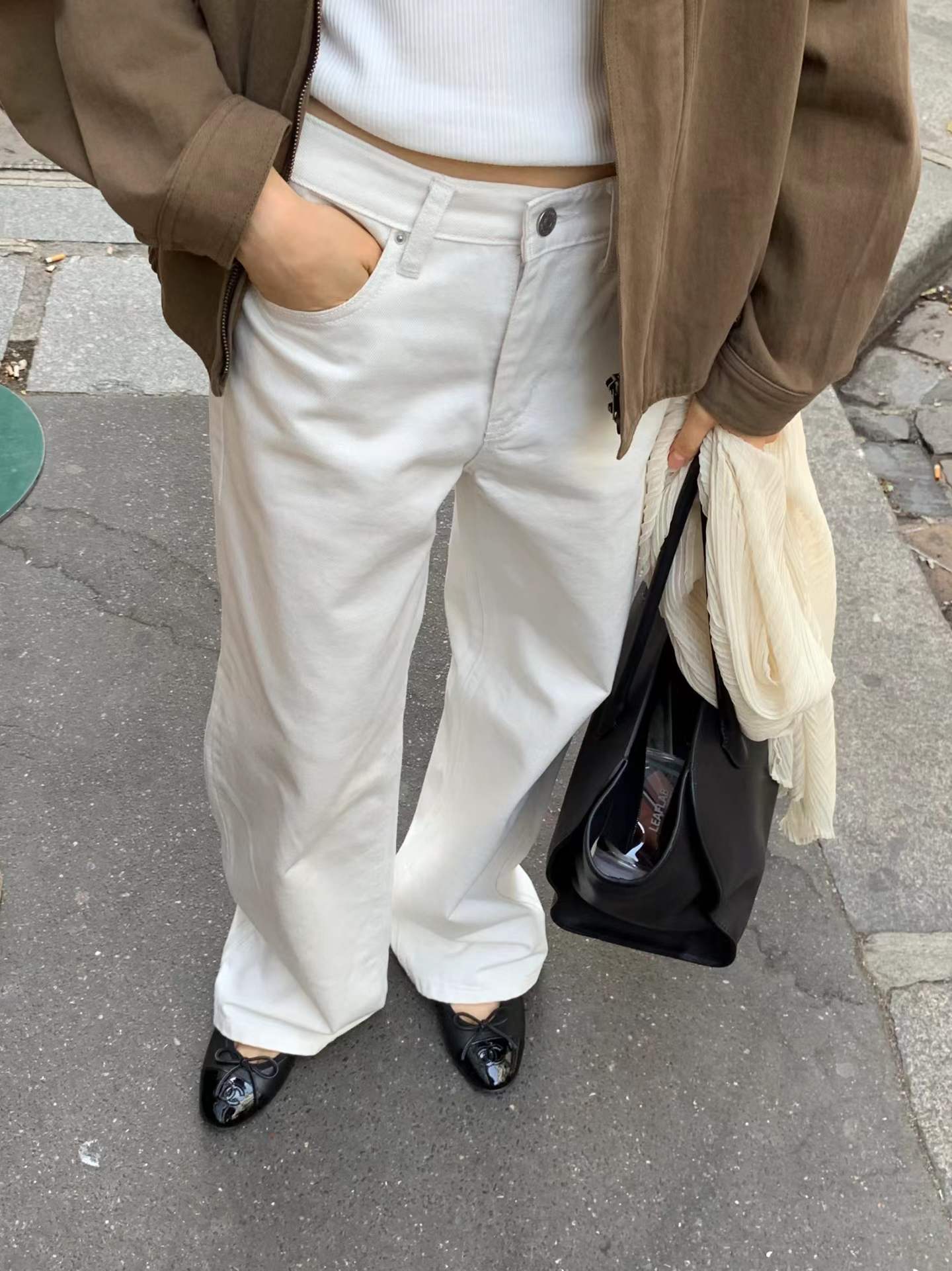 Ounce cone Ivory denim
