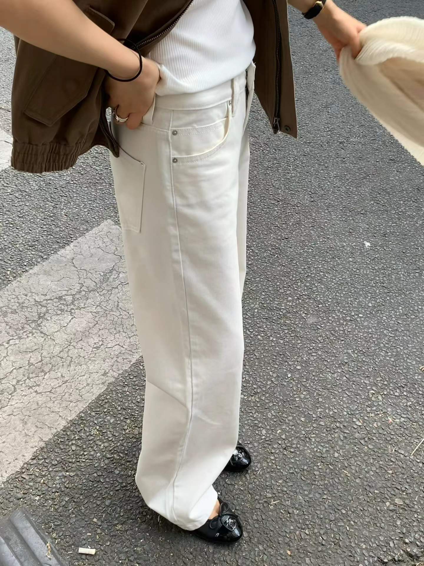 Ounce cone Ivory denim