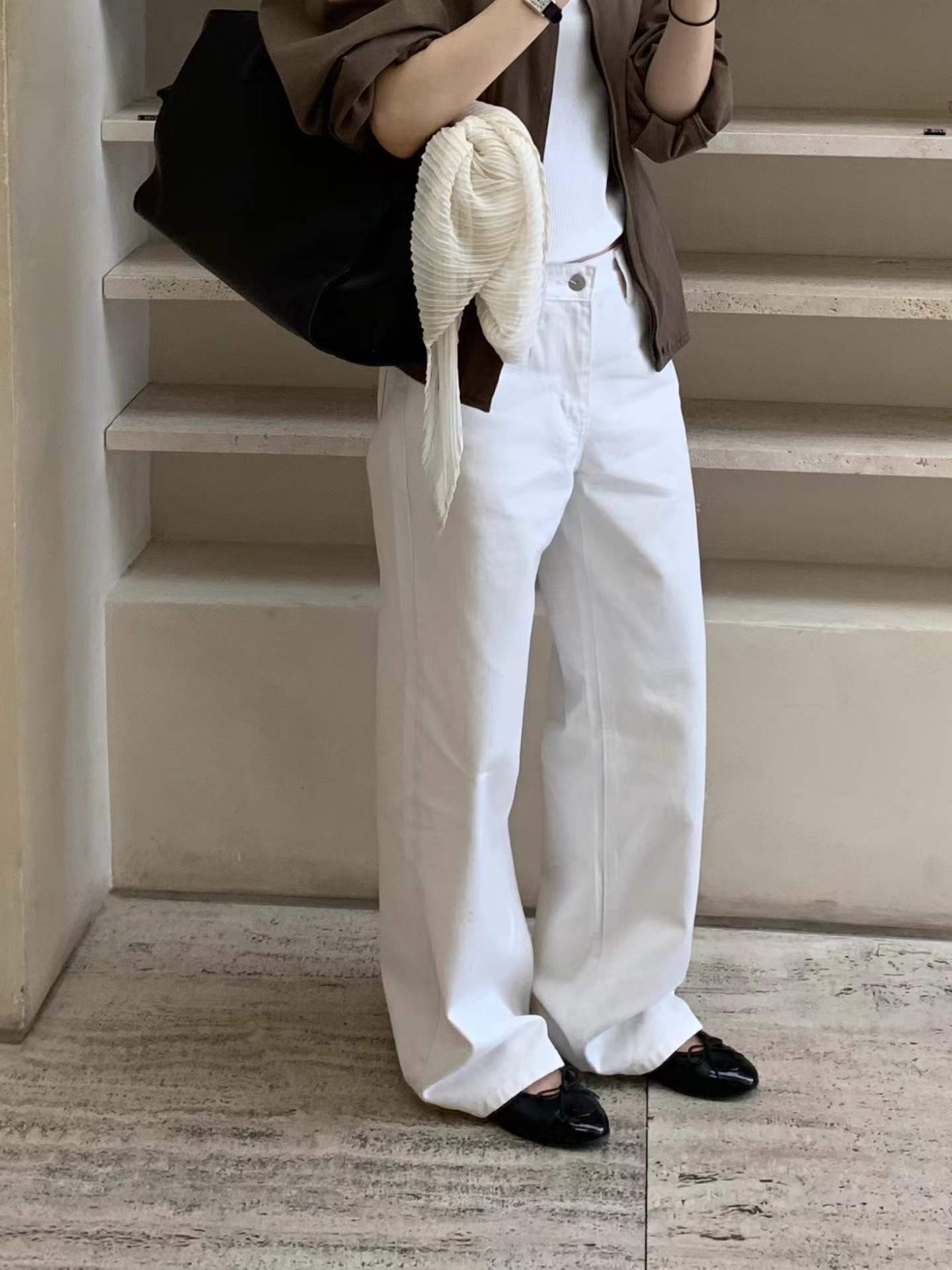 Ounce cone Ivory denim