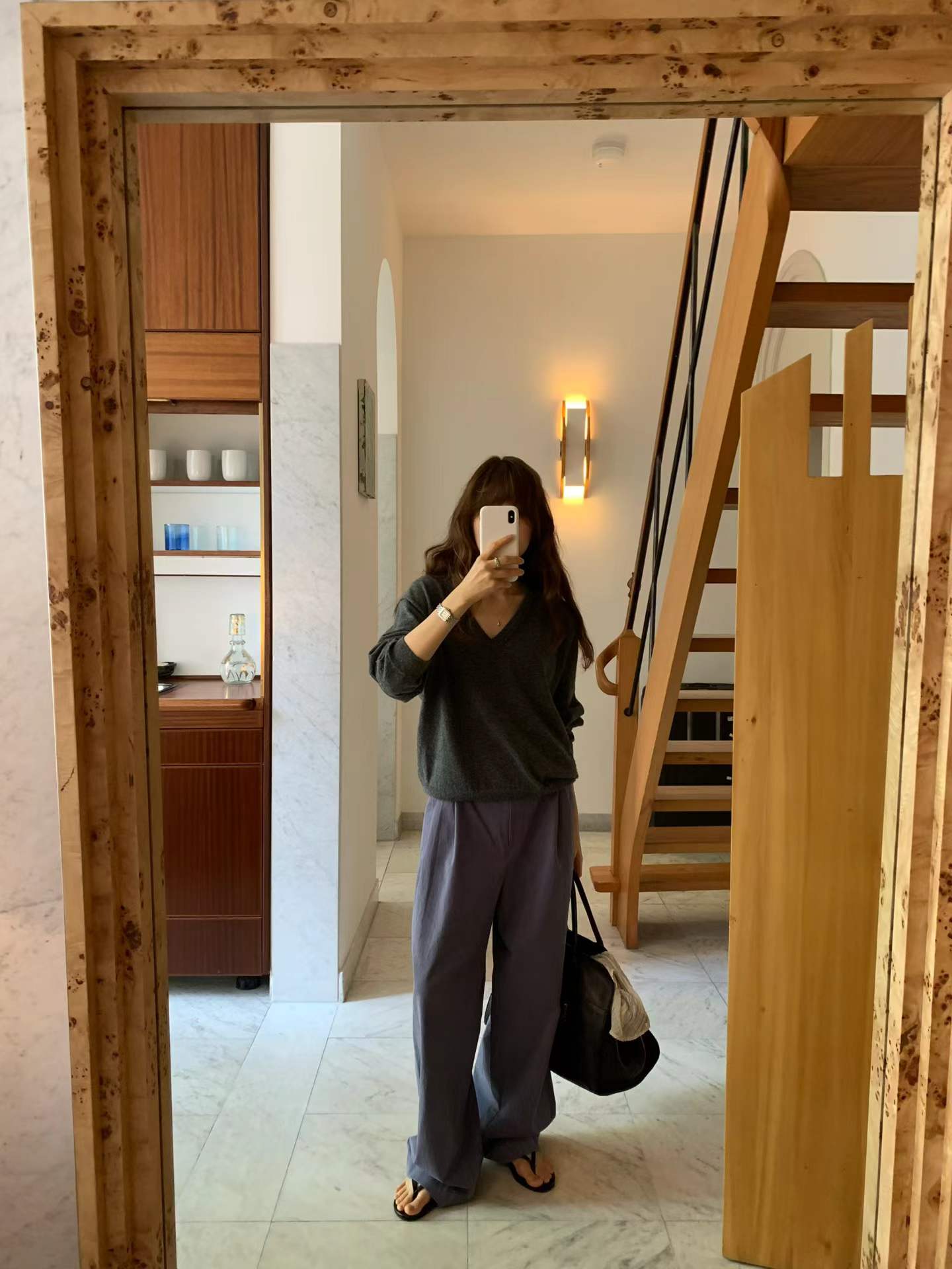 Ounce aging two tuck pants-2col