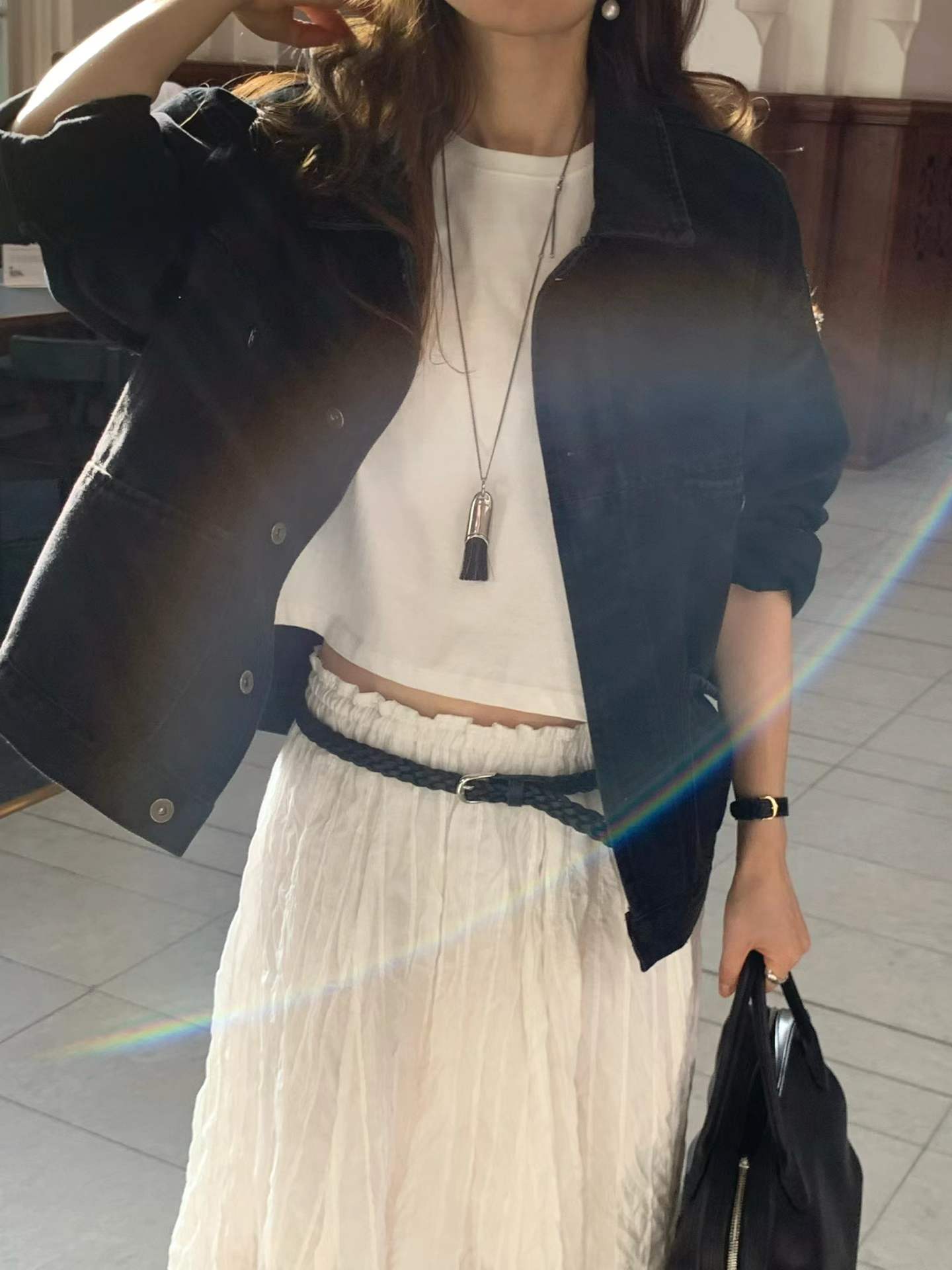 Ounce claire wrinkle skirt
