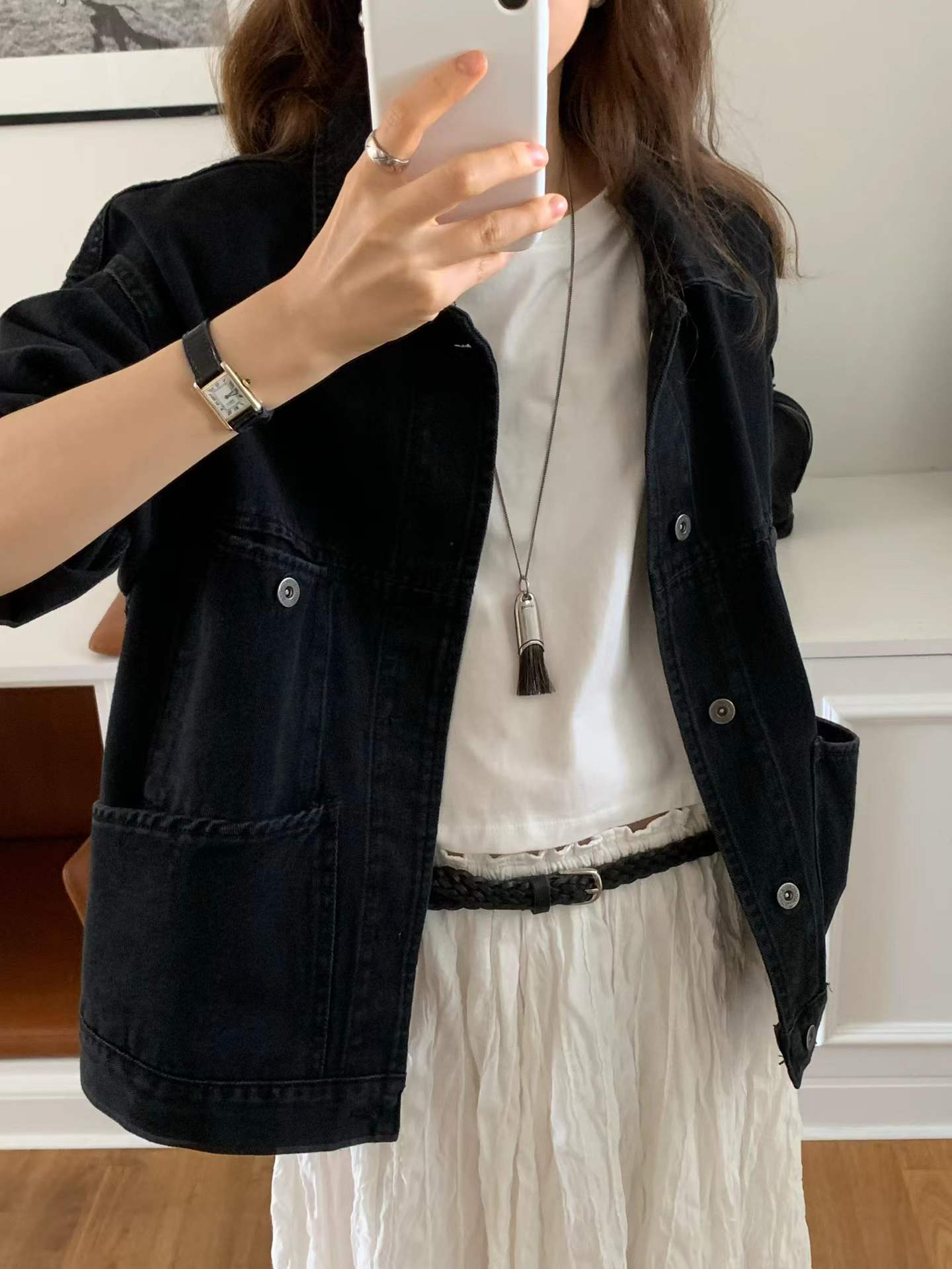 Ounce claire wrinkle skirt