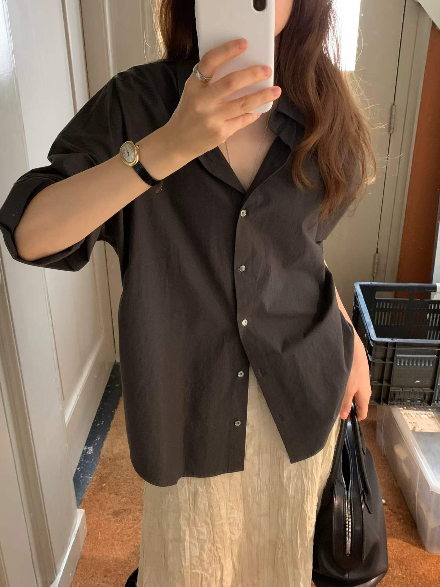 Ounce washed shirt-4col